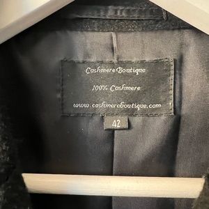 Mens 100% cashmere coat